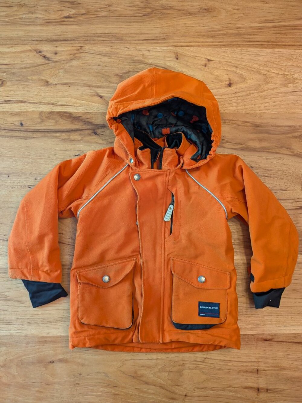 Polarn O. Pyret Kids Winter Jacket. Orange. Size 3-4 (104)
